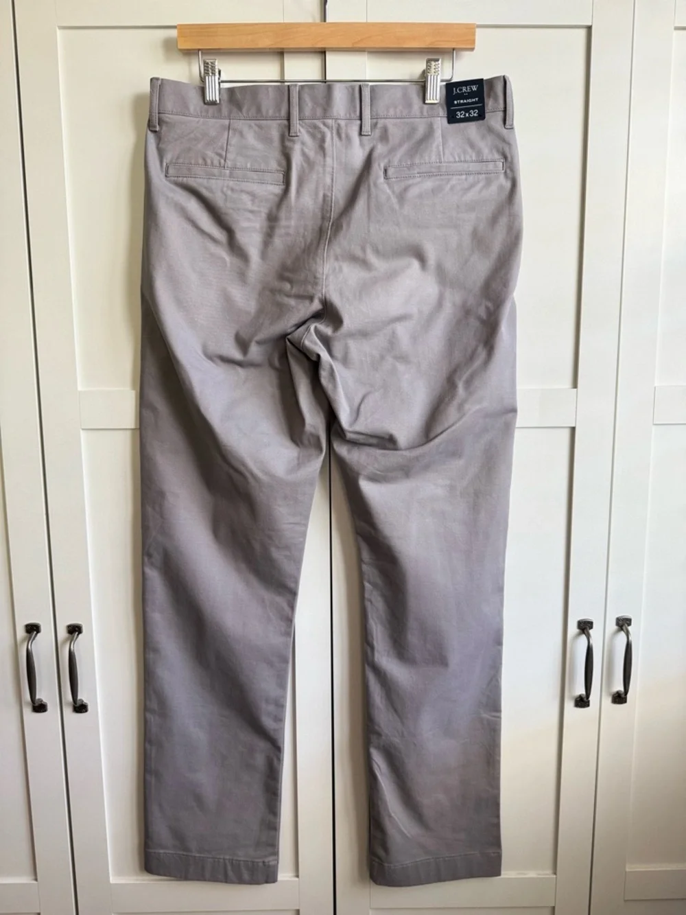 J.Crew Factory Straight-Fit TruTemp365® Chino Pant in Grey Size 32x32